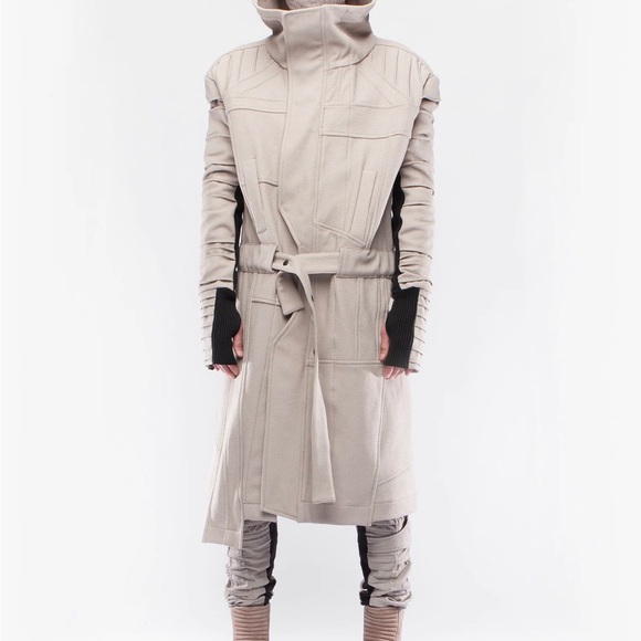 DEMOBAZA Top Coat Recondition Mens Small BRAND NEW Waxed Wool NIB - Picture 3 of 16